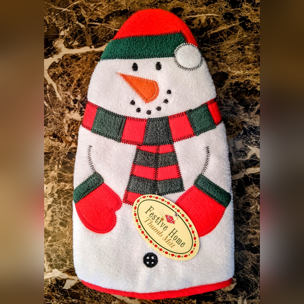 Festive Home Holiday Thumb Mitt
